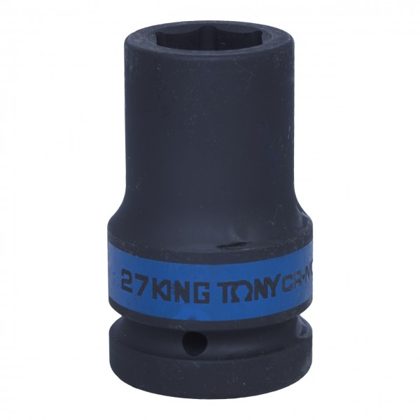 Головка торцевая ударная глубокая шестигранная 1, 27 мм KING TONY 843527M