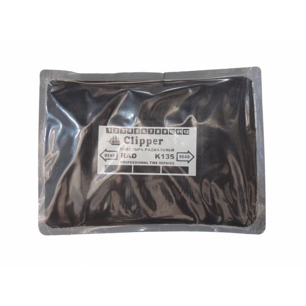 CLIPPER ЗАПЛАТА  кордовая для боковых порезов 133*185мм (4 слоя корда) K135