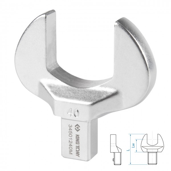 Насадка рожковая серии FIT, 40 мм, 14х18 мм KING TONY 34501240M