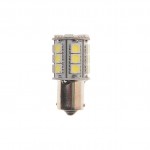 Автолампа P21W (BA15s) 24 SMD 5050 WHITE 480лм  24V MEGAPOWER /10 /100 M-56282W-24