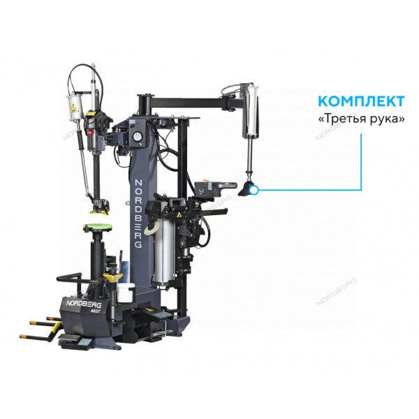 Станок шиномонтажный суперавтомат, до 30" с автоматической монтажной головкой, серый NORDBERG 4637