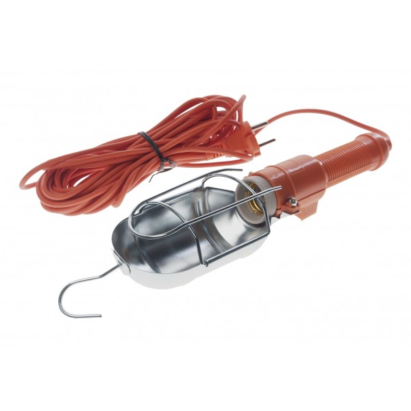 Лампа переносная  под лампу E27 до 60W, 220V, длина провода 10м  MEGAPOWER 1/24 M-22010