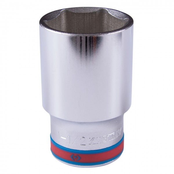 Головка торцевая глубокая шестигранная 1/2, 1-1/2, дюймовая KING TONY 423548S