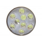 Автолампа P21W (BA15s) 9 LED WHITE 6000K 63лм  24V MEGAPOWER /10 /100 M-56261W-24