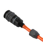 Композитное пневматическое быстроразъёмное соединение с креплением шланга, диаметр 8/12мм WDK-840SP