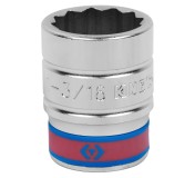 Головка торцевая стандартная двенадцатигранная 3/4, 1-3/16, дюймовая KING TONY 633038S