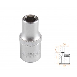 Головка торцевая стандартная шестигранная 1/4, 5,5 мм AFFIX AF00020055