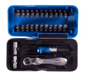 Набор вставок (бит) серии АТОМ, 1/4, PH, PZ, Hex, Torx, 26 предметов KING TONY 1026CQ-AM