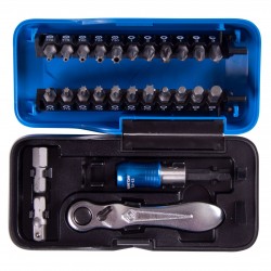 Набор вставок (бит) серии АТОМ, 1/4, PH, PZ, Hex, Torx, 26 предметов KING TONY 1026CQ-AM