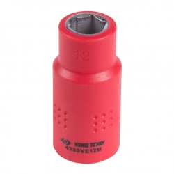 Головка торцевая диэлектрическая шестигранная 1/2, 12 мм KING TONY 4335VE12M
