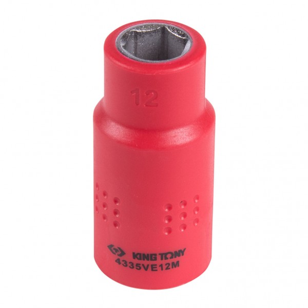 Головка торцевая диэлектрическая шестигранная 1/2, 12 мм KING TONY 4335VE12M