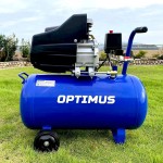 Компрессор поршневой, 300 л/мин, 2.2 КВт, 220 В, ресивер 50 л OPT-305030