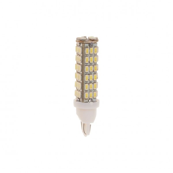 Автолампа T10W (W2,1x9,5d) 68 SMD 1210 WHITE 6000K 680лм 12V MEGAPOWER /10 /100 OLD M-10913W