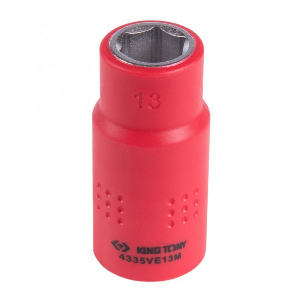 Головка торцевая диэлектрическая шестигранная 1/2, 13 мм KING TONY 4335VE13M