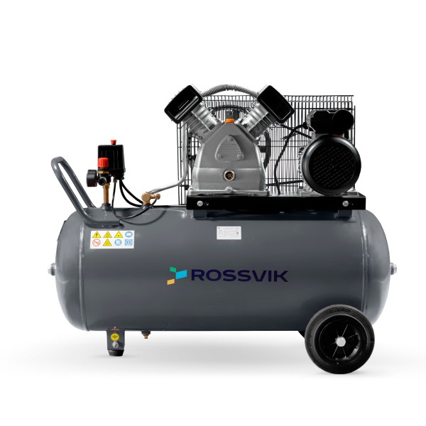 Компрессор поршневой ROSSVIK СБ4/С-100.LB30А, 420л/мин, 10бар, ресивер 100л, 220В/2,2кВт RAL7016 СЕР СБ4/С-100.LB30А RAL7016