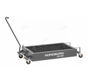 Емкость для сбора масла на колесах, 58 л, серая NORDBERG NO2358(G)