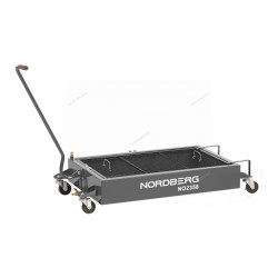 Емкость для сбора масла на колесах, 58 л, серая NORDBERG NO2358(G)