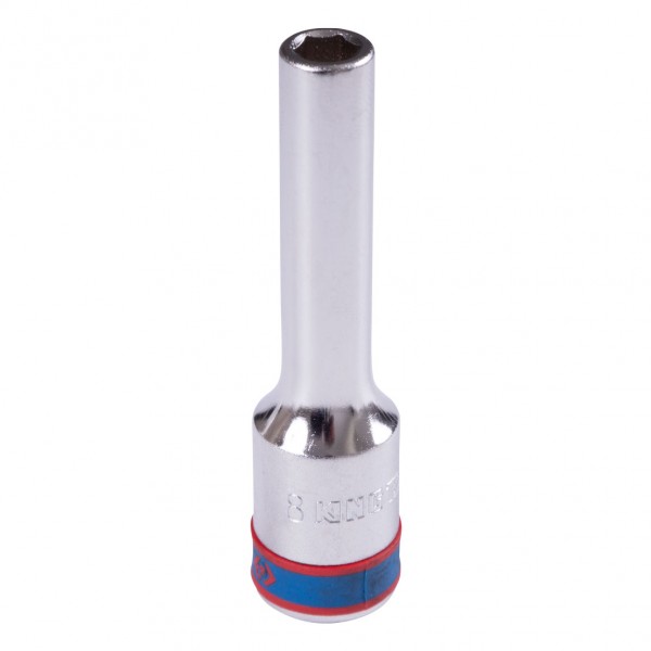 Головка торцевая глубокая шестигранная 1/2, 8 мм KING TONY 424508M