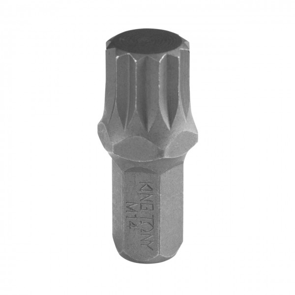 Вставка (бита) торцевая 10 мм, Spline, М14, 36 мм KING TONY 163614M