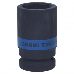 Головка торцевая ударная глубокая шестигранная 1, 38 мм KING TONY 843538M