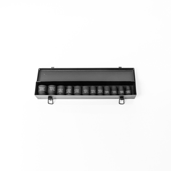 Набор головок ударных ROSSVIK 1/2", 10-24мм, L-38мм, 12 предметов ST236