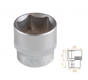 Головка торцевая стандартная шестигранная 3/8, 24 мм AFFIX AF00030024