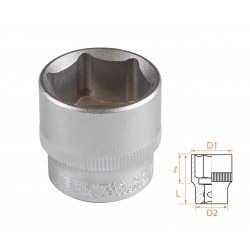 Головка торцевая стандартная шестигранная 3/8, 24 мм AFFIX AF00030024