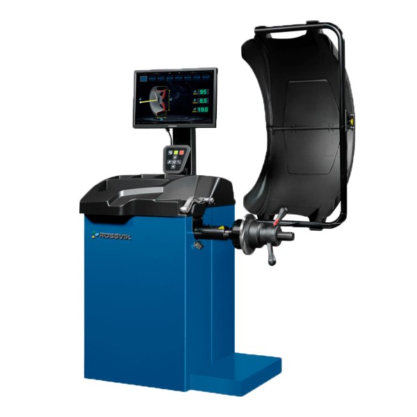 Станок балансировочный ROSSVIK VT-63, 220В (LCD, лазер, эл. линейка, УЗ) RAL5005 СИНИЙ VT-63_5005