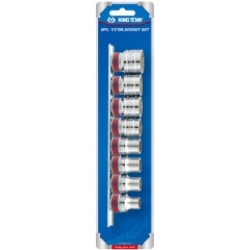 Набор торцевых головок 1/2, двенадцатигранные, 8 предметов king tony 4010sr