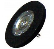 Щетка Rossvik обрезиненная 75х6мм под 3-х кулачковый патрон