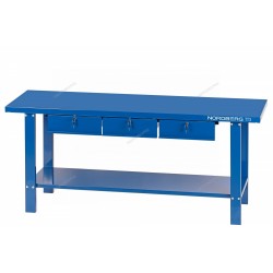 Верстак слесарный, 3 подвесных ящика NORDBERG TT3