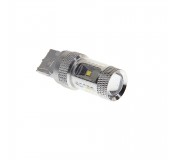 Автолампа W21W (W2.5*16q) 6 SMD WATTS CREE WHITE 6000K 480лм 12V MEGAPOWER /10 /50 OLD