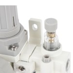 Блок подготовки воздуха 1/4 с фильтром, манометром, маслораспылителем и регулятором давления AC2010-02