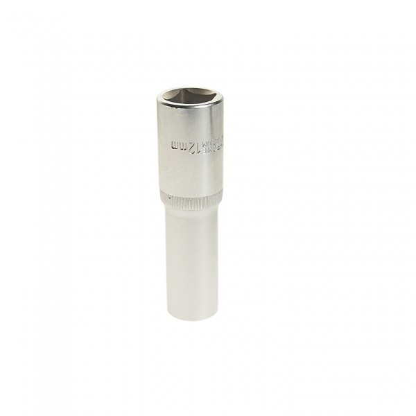 Головка торцевая 12мм 1/2" 6-гранная глубокая L=80мм ЭВРИКА  1/160 ER-91505
