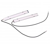Дневные ходовые огни DAY LIGHT 1 COB MEGA 140х18мм плоские (2шт) MEGAPOWER
