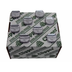 Грузики балансировочные для стальных дисков 15 г, 100 шт. CLIPPER 0215