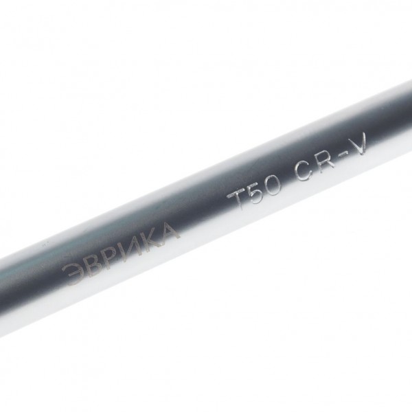 Ключ TORX T50 : Г-образный экстрадлинный ЭВРИКА /1/8/16/224 ER-76650XL