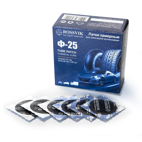 Латки круглые Ф25, 100 шт. коробка F.25.K.100.