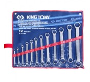 Набор накидных ключей, 6-32 мм 12 предметов KING TONY 1C12MR