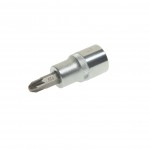 Насадка-вставка с битой Pozidrive PZ4  1/2 22мм L=60мм ЭВРИКА /1/20 ER-94702