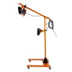 Двухкассетная мобильная ИК сушка на двухсекционной стойке WDK-2A