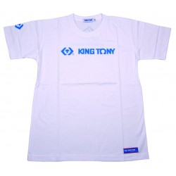 Футболка с логотипом бренда KING TONY (размер: L), белая KING TONY ZS142W-L