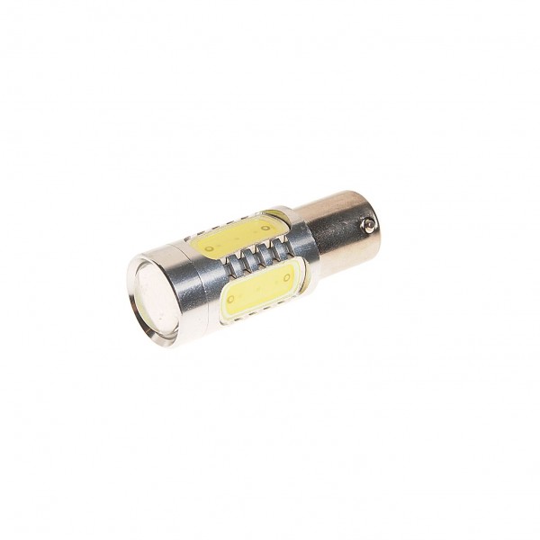 Автолампа P21W (BA15s) 5 SMD MEGA WHITE 6000K 400лм 12V MEGAPOWER /10 /100 OLD M-56285W