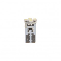 Автолампа T10W (W2,1x9,5d) 5 SMD 3528 WHITE 6000K 90лм   12V MEGAPOWER /10 /100
