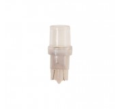 Автолампа T10W (W2,1x9,5d) 1 SMD 5050 WHITE 6000K 20лм   12V MEGAPOWER /10 /100
