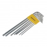 Набор ключей TORX : Г-образных экстра длинных T10-T40 7пр. ЭВРИКА /1/12/60 ER-25107XLT