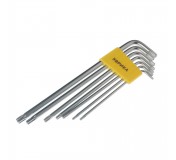 Набор ключей TORX ER-25107XLT: Г-образных экстра длинных T10-T40 7пр. ЭВРИКА /1/12/60