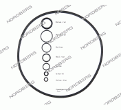 Запчасть ремкомплект (прокладки) для 2379 (c 2018) NORDBERG 2379#RK(2018)