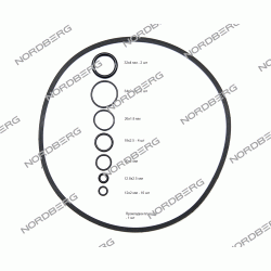 Запчасть ремкомплект (прокладки) для 2379 (c 2018) NORDBERG 2379#RK(2018)