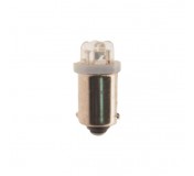 Автолампа T4W (BA9s) 4 LED WHITE 6000K 28лм   12V MEGAPOWER /10 /100